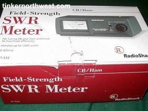 Radio Shack SWR Field Strength Meter 21-533 3-30MHz.