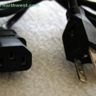 AC Power Cord Grounded Three Prong