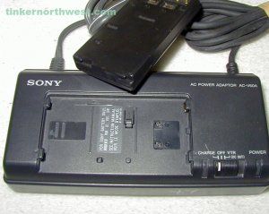 Sony AC-V60A Battery Charger Camcorder Power Supply