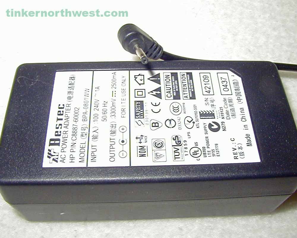 HP C88883-60002 Bestec BPA-0801WW AC Power Adapter