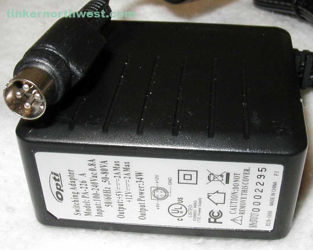 trui Vervormen Midden OPTI PA-226 A AC Power Adapter 4 Pin Supply
