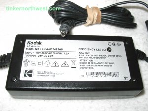 Kodak HPA-602425A0 AC Power Adapter 24VDC 2.2A Easyshare