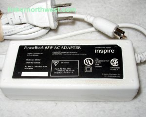 Inspire M8482 AC PoweR Adapter Powerbook 65W Supply