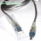 590-2286 Apple 1394a Firewire Cable 4 pin to 6 pin