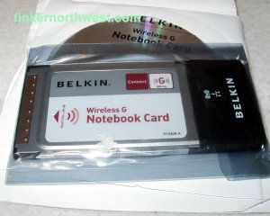 Belkin Wireless G Notebook Card  F5D7010