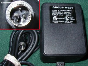 Iomega Ditto Drive AC Power Adapter 57A-15-1800CT