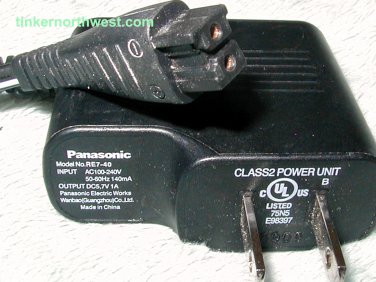 Panasonic RE7-40 AC Power Adapter Supply Charger