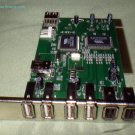 VIA PCI Combo 5-port USB 2, 3-port 1394 FireWire, Card SIMT107B
