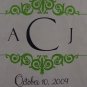 Aisle Runner Wedding Monogram Runner Decor White Ceremony Isle Runner Decoration