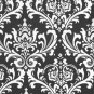 Black and White Table Runner Floral Damask Runner Wedding Table Centerpiece Decor