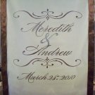 Aisle Runner Wedding Monogram Runner Decor White Ceremony Isle Runner Decoration