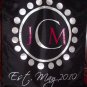 Wedding Monogram Table Runner Reception Decor Head Table Runner Centerpiece