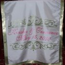Wedding Monogram Table Runner Reception Decor Head Table Runner Centerpiece