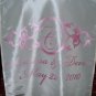 Wedding Monogram Table Runner Reception Decor Head Table Runner Centerpiece