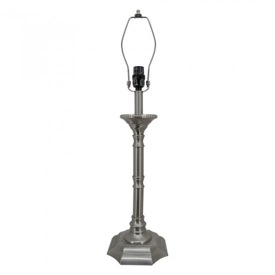 Portfolio Brushed Steel Base Table Lamp "New"