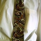 Gold with Brown Celtic Tie 0234E