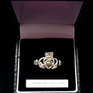 Sterling Silver Claddagh Marble Rings