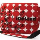 Pink Dotted Messenger Bag