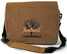 Brown Tree Messenger Bag