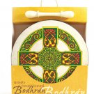Red Green Yellow 10 Inch Cross Design Bodhran
