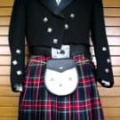 Black Stewart Tartan Kilt