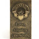 Love, Loyalty, Friendship Bronze Plaque