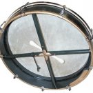18 Inch Tunable Bodhran with Beater and Tutor Book