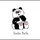 Panda Bear Custom Thank You Note Cards