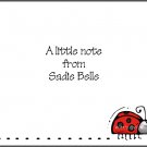 Red Ladybug Custom Thank You Note Cards