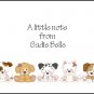 Puppy Dog Custom Thank You Note Cards