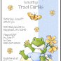 Frog Boy Custom Baby Shower Invitations