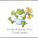 Frog Boy Custom Thank You Note Cards