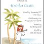Beach Bride Custom Bridal Shower Invitations