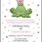 Frog Prince Princess Custom Birthday Party Invitations