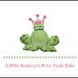 Frog Prince Princess Custom Thank You Note Cards