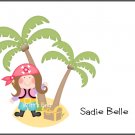 Pirate Custom Thank You Note Cards Boy Girl