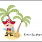 Pirate Custom Thank You Note Cards Boy Girl