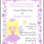 Fairy Princess Custom Birthday Party Invitations