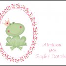 Royal Frog Prince Custom Thank You Note Cards