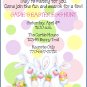 Easter Egg Hunt Custom Birthday Party Invitations
