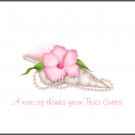 Whimsical Seashell Custom Thank You Note Cards