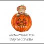 Bear in Pumpkin Custom Thank You Note Cards