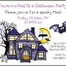 Haunted House Custom Halloween Party Invitations