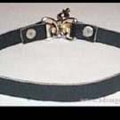 Thin Ringless Leather Collar