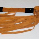 20 Lash 1/2 Inch Wide Tan Suede