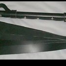 4 Foot Black Leather Gorean Flogger