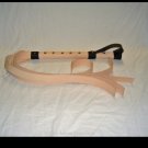 4 Foot Tan Leather Gorean Flogger