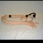 4 Foot Tan Leather Gorean Flogger
