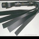 2 Foot Mini Black Leather Gorean Flogger