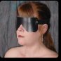 Black  Leather Blindfold